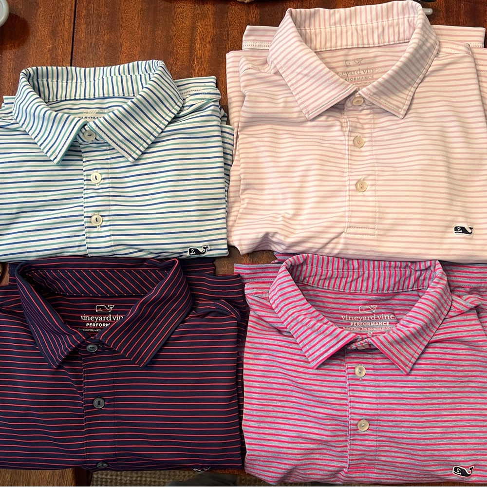 Vineyard Vines Men's Striped Button Down Shirts - Blue, Pink, Purple
